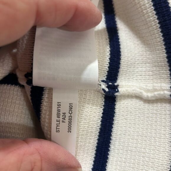 Crewcuts bw161 Navy and white Girls' Emilie sweater lady jacket in stripe NWT si - Picture 8 of 10